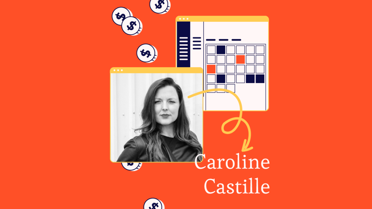 ecommerce website Caroline Castille